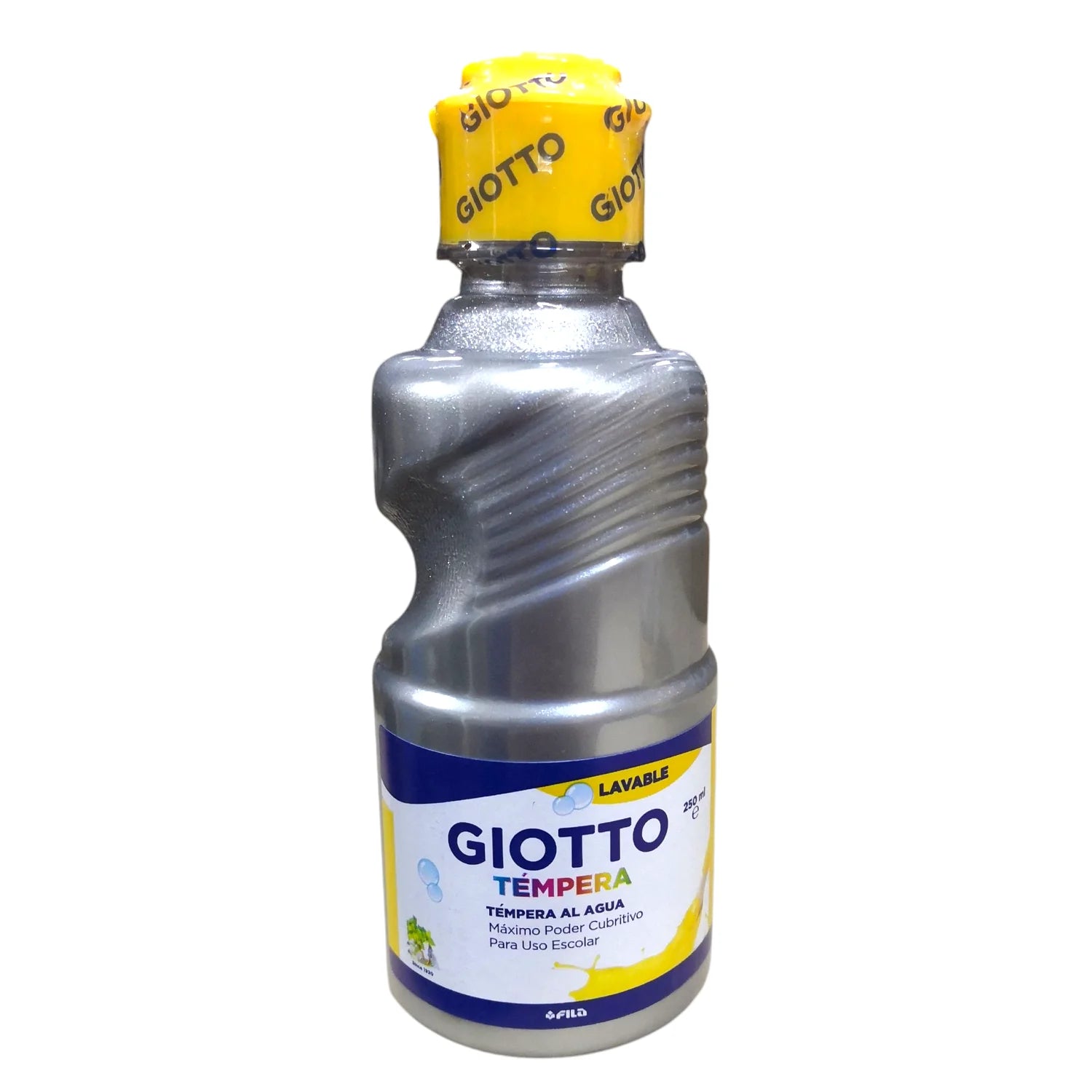 témpera metálica plata