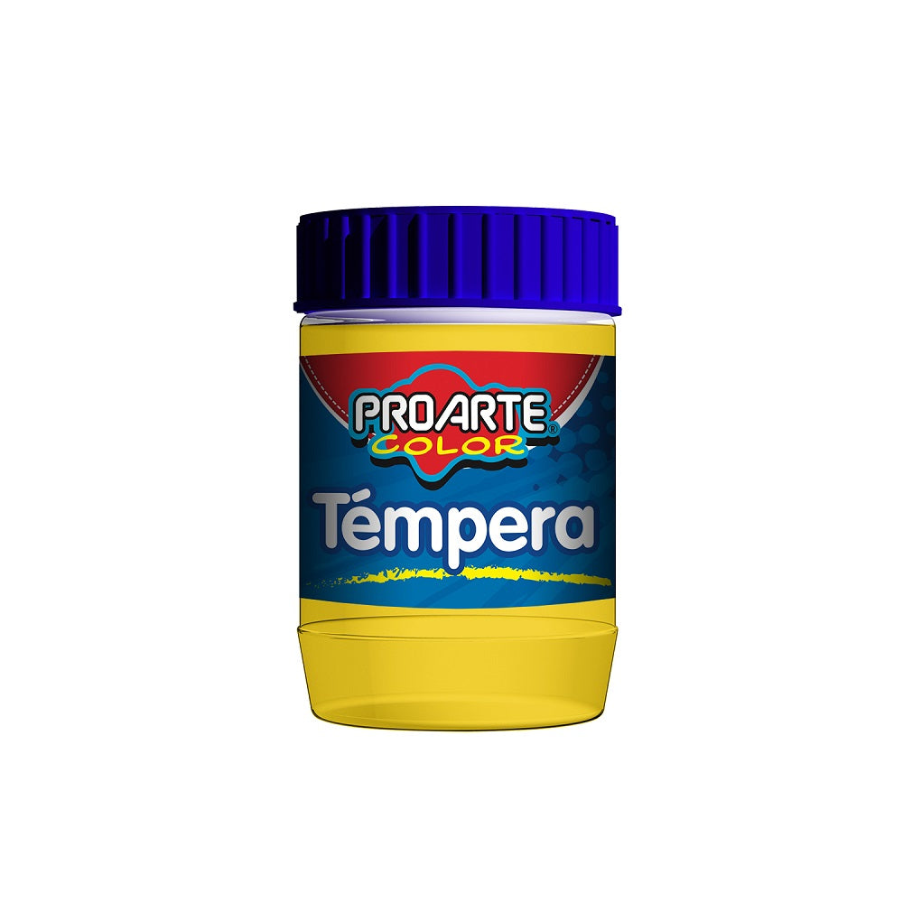 témpera amarillo