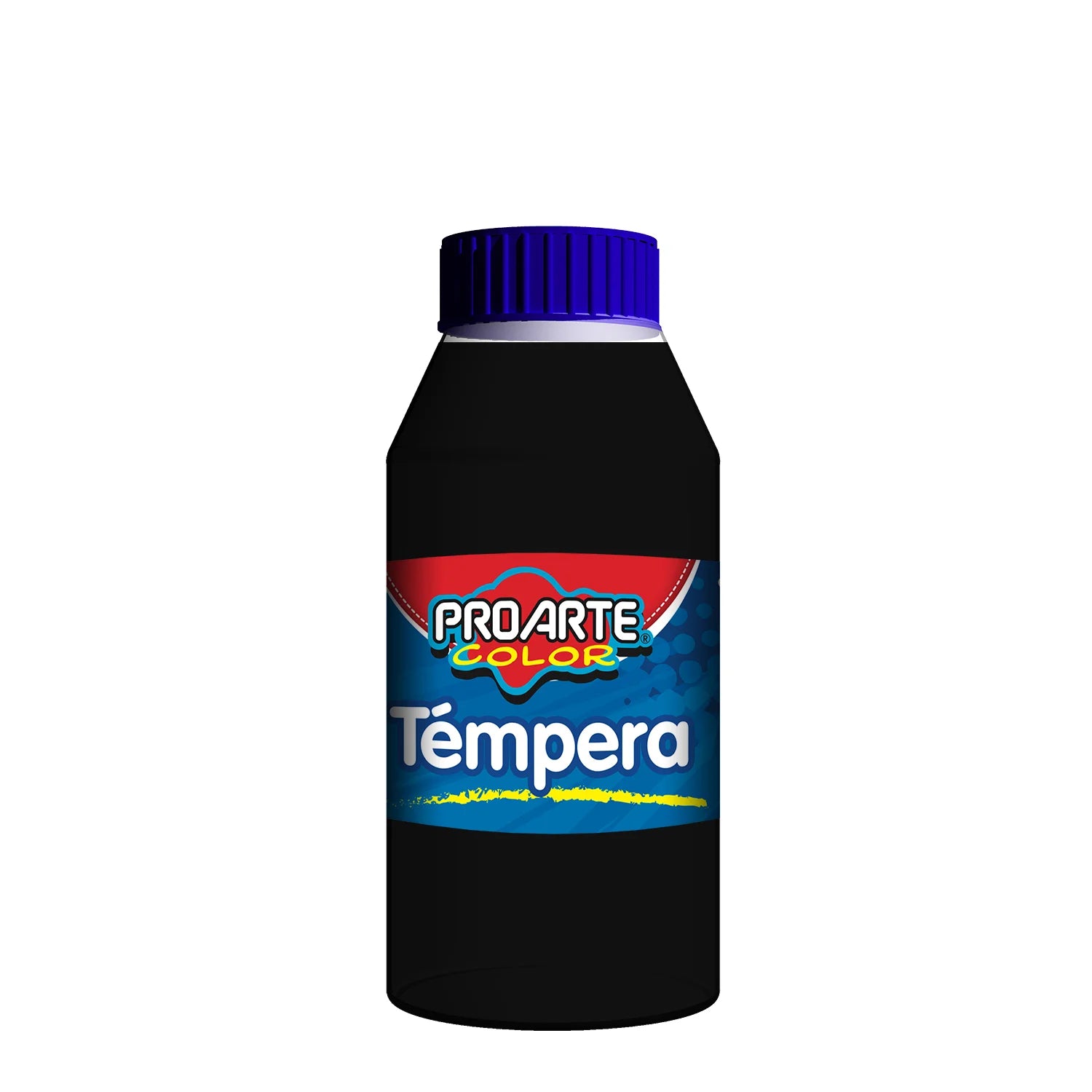 témpera 250ml negra
