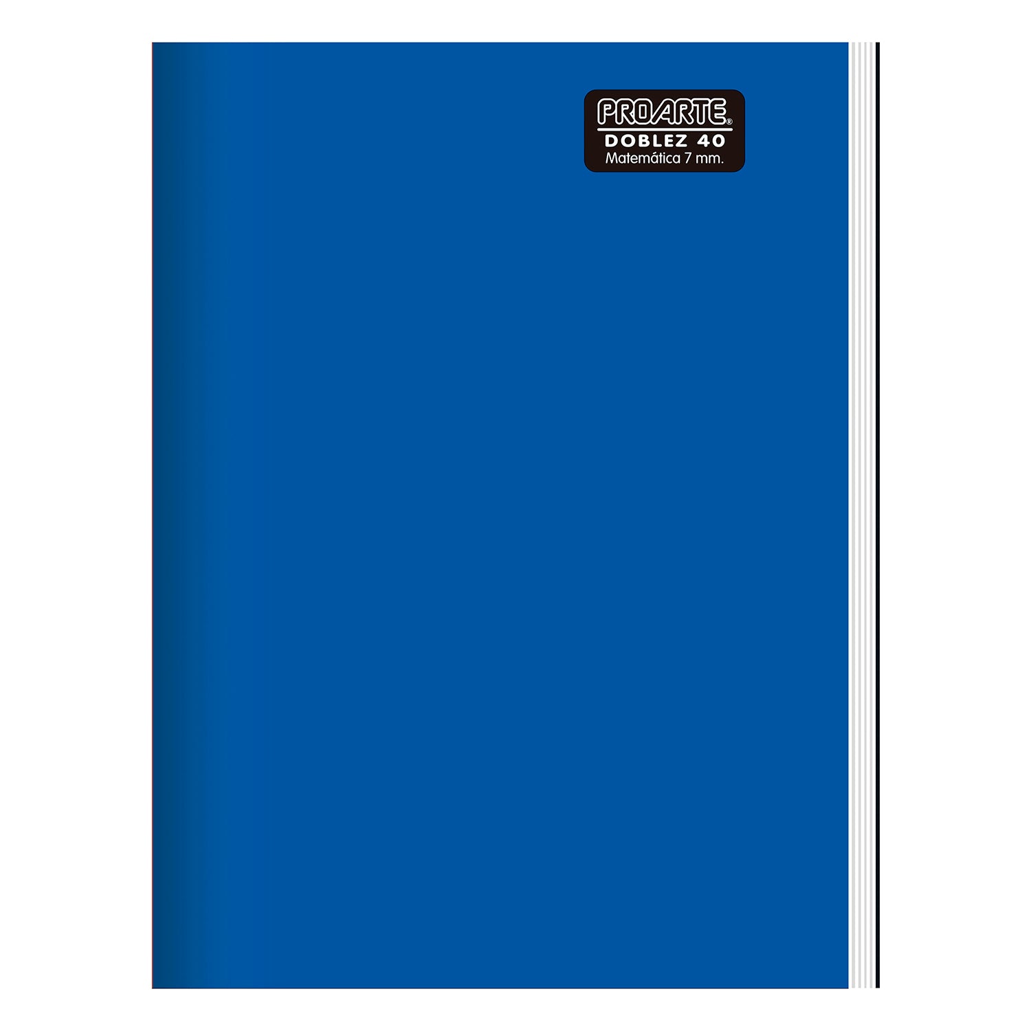 Cuaderno Doblez Liso 40 Hojas Cuadro 7mm Proarte