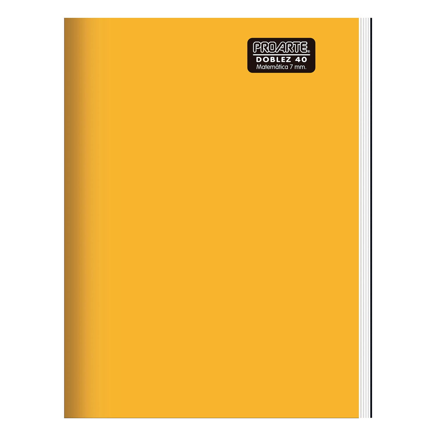 Cuaderno Doblez Liso 40 Hojas Cuadro 7mm Proarte