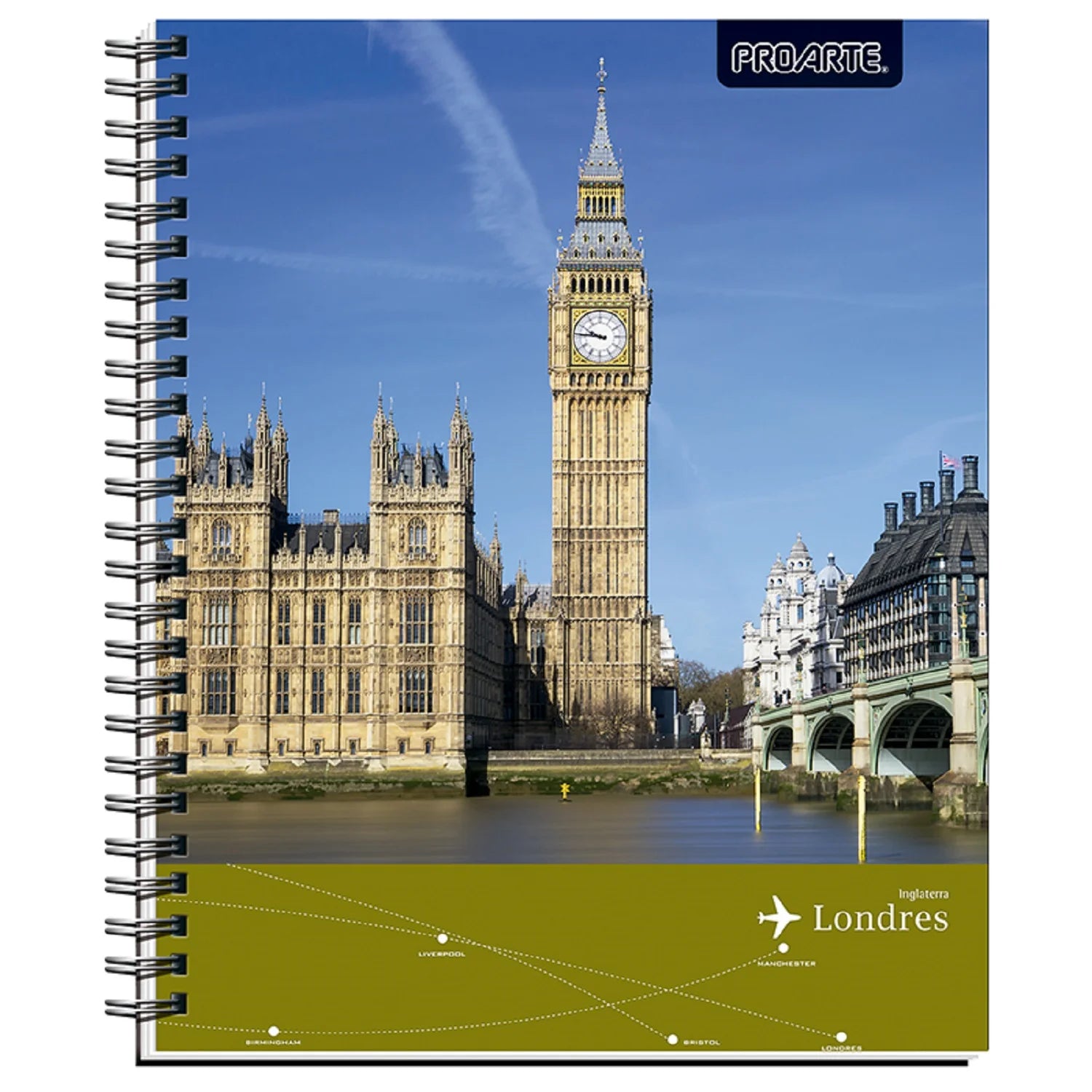 cuadernos espiral metálico