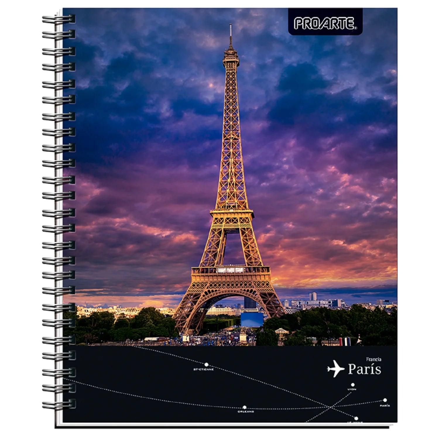 cuaderno doble espiral