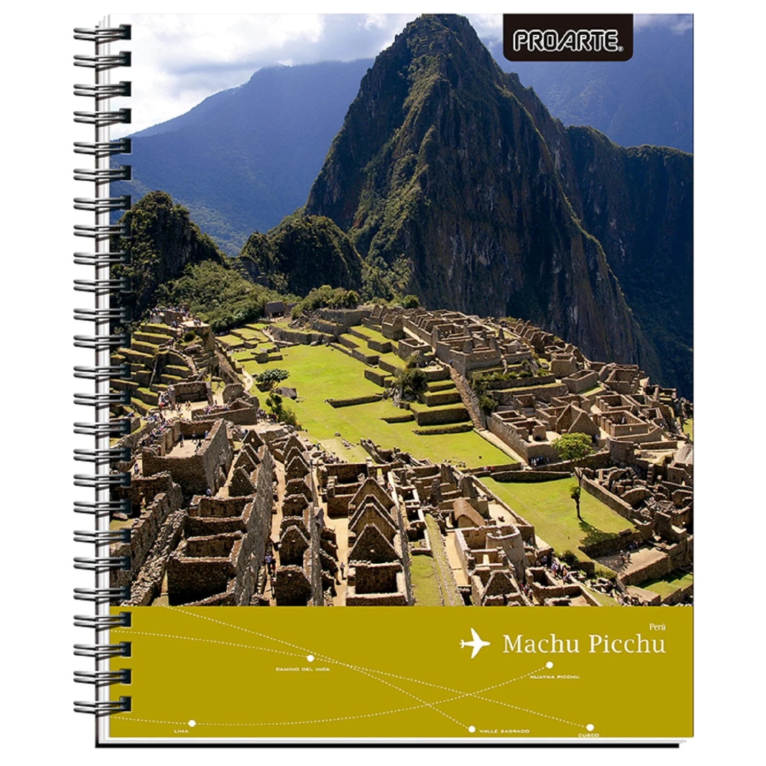 cuaderno con espirales
