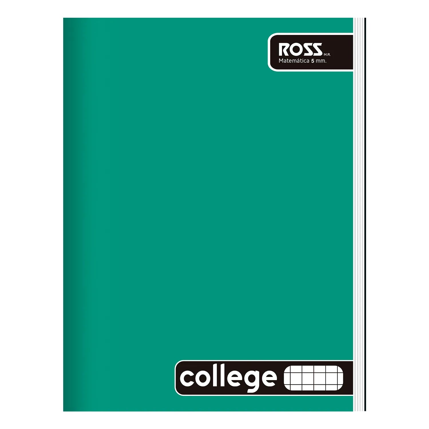 Cuaderno College 80hjs cuadro chico 5mm Ross