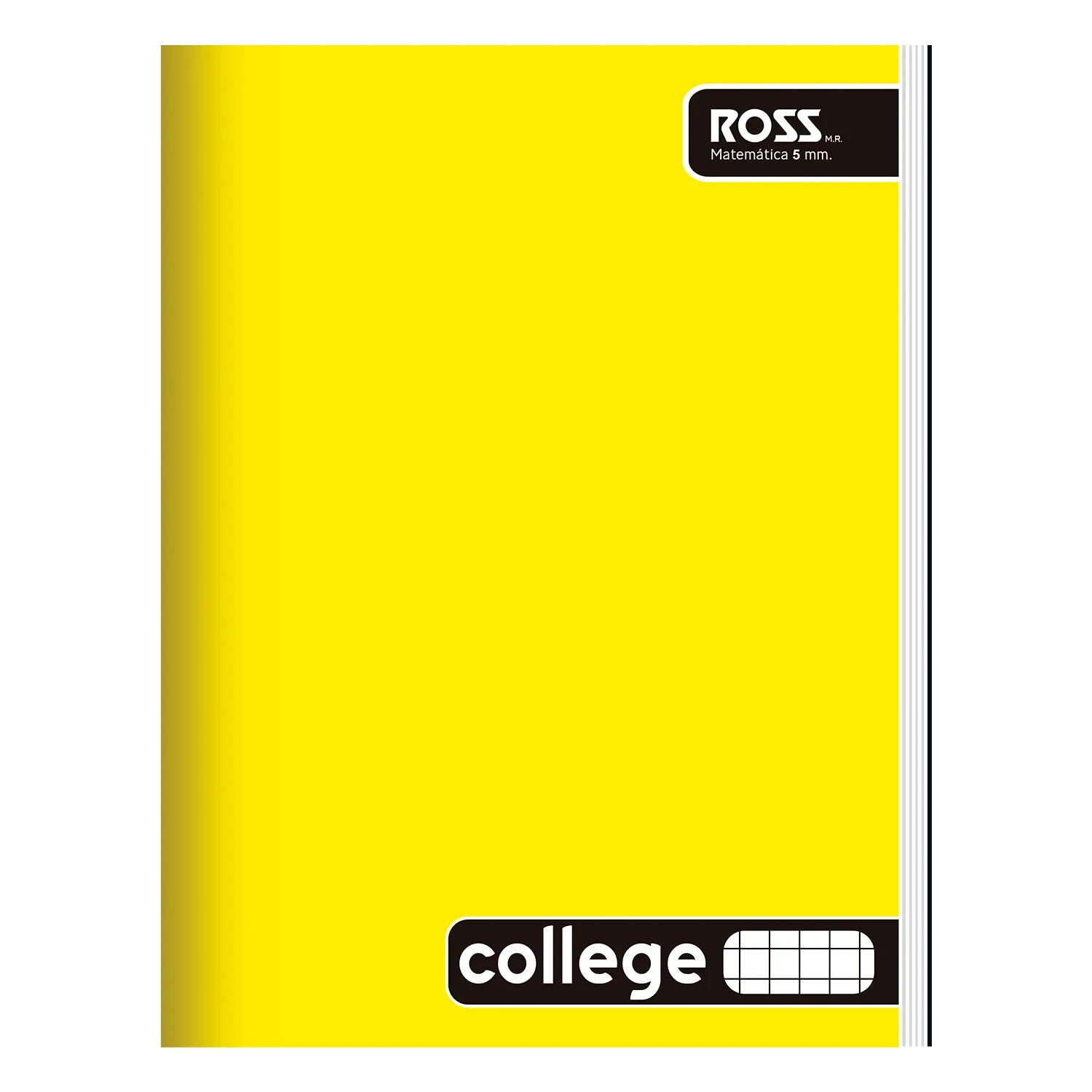 Cuaderno College 80hjs cuadro chico 5mm Ross