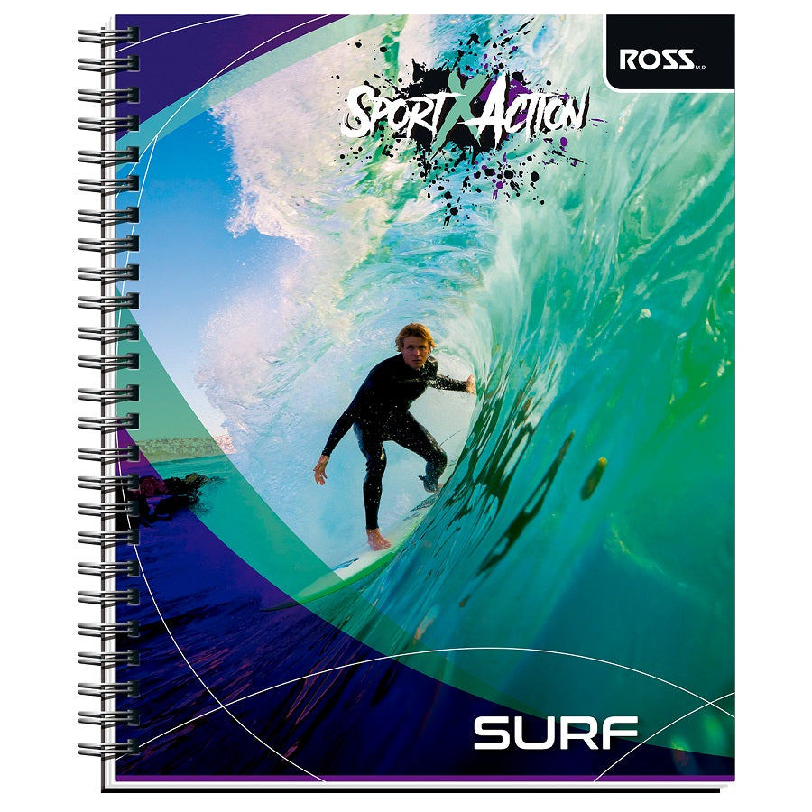 Cuaderno Universitario Sport Action 100hjs 7mm Ross