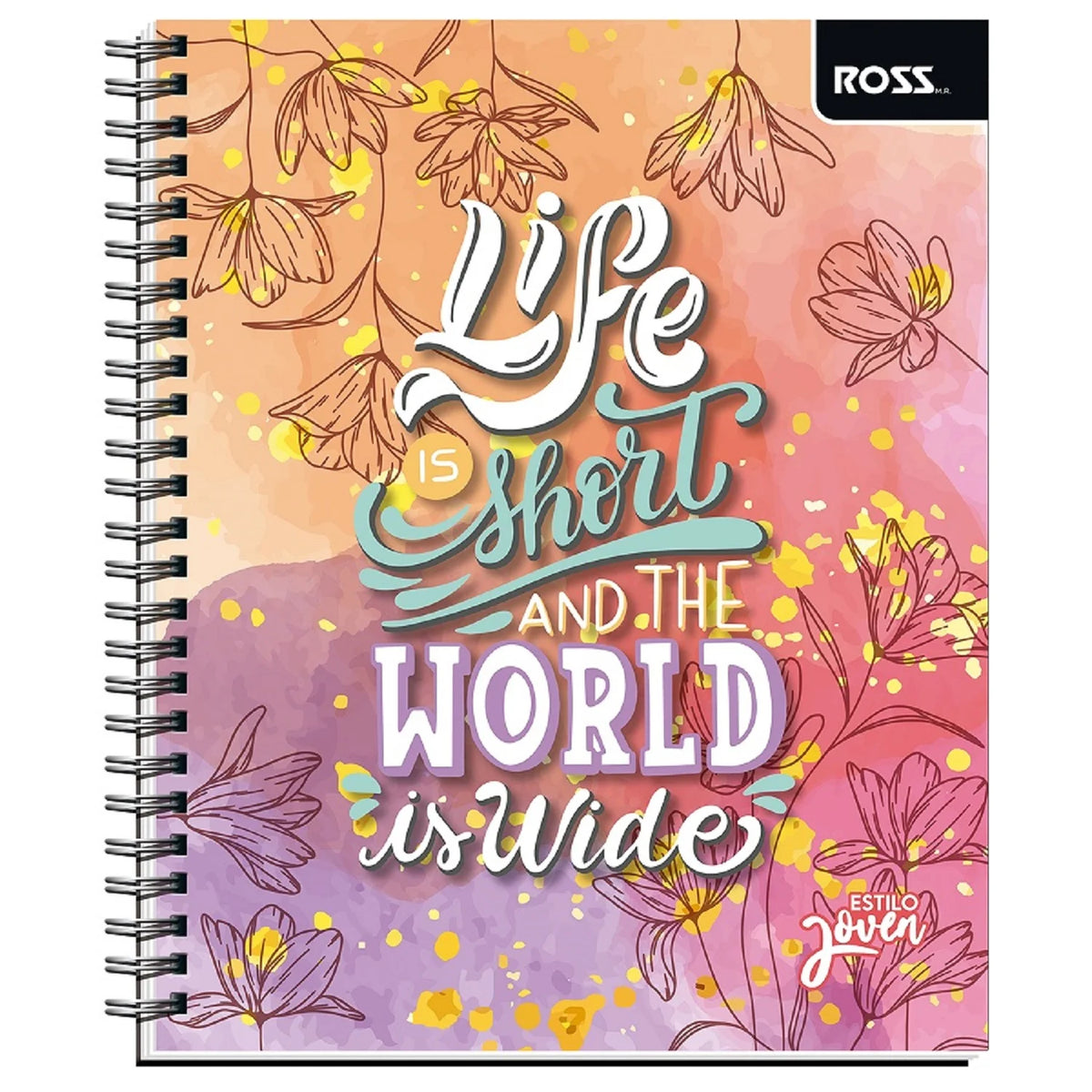 Cuaderno Universitario Estilo Joven 100hjs 7mm Ross