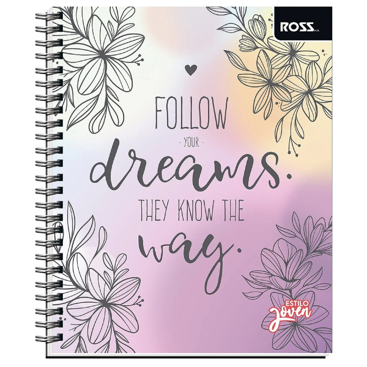 cuaderno universitario tapa blanda mujer