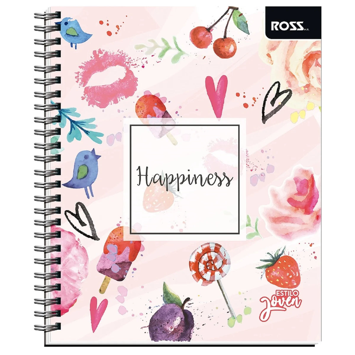 Cuaderno Universitario Estilo Joven 100hjs 7mm Ross