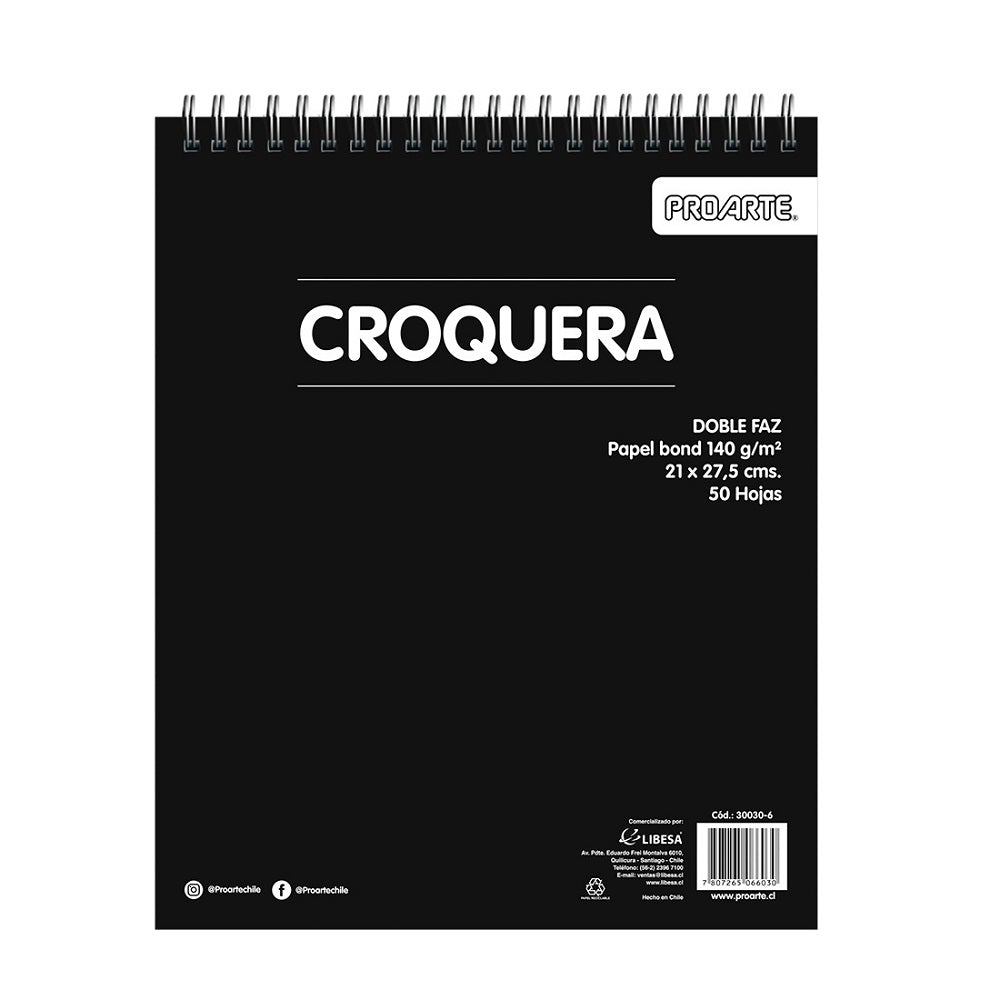 croquera doble faz