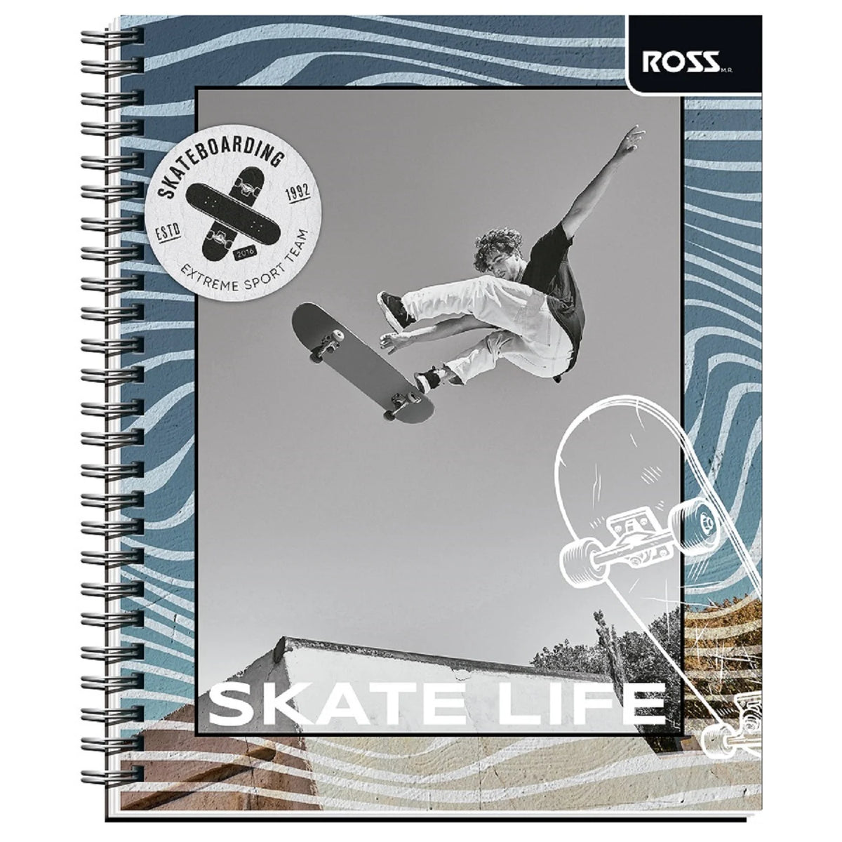 cuaderno universitario tapa blanda hombre
