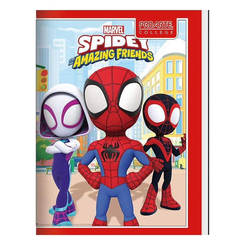 cuaderno spiderman