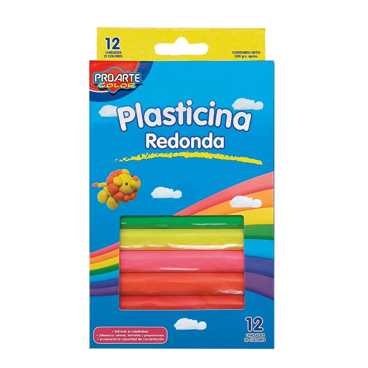 plasticina redonda proarte