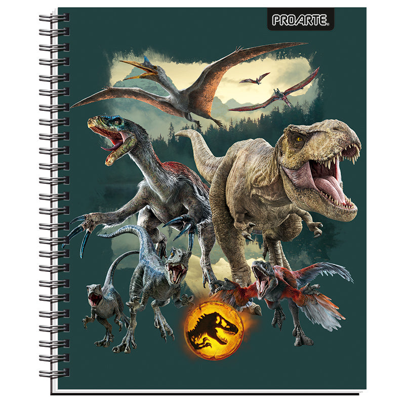 cuaderno universitario dinosaurios