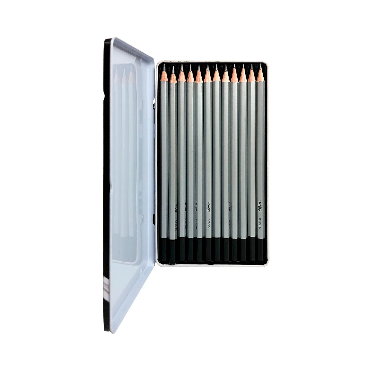 caja lata lapices de dibujo tecnico