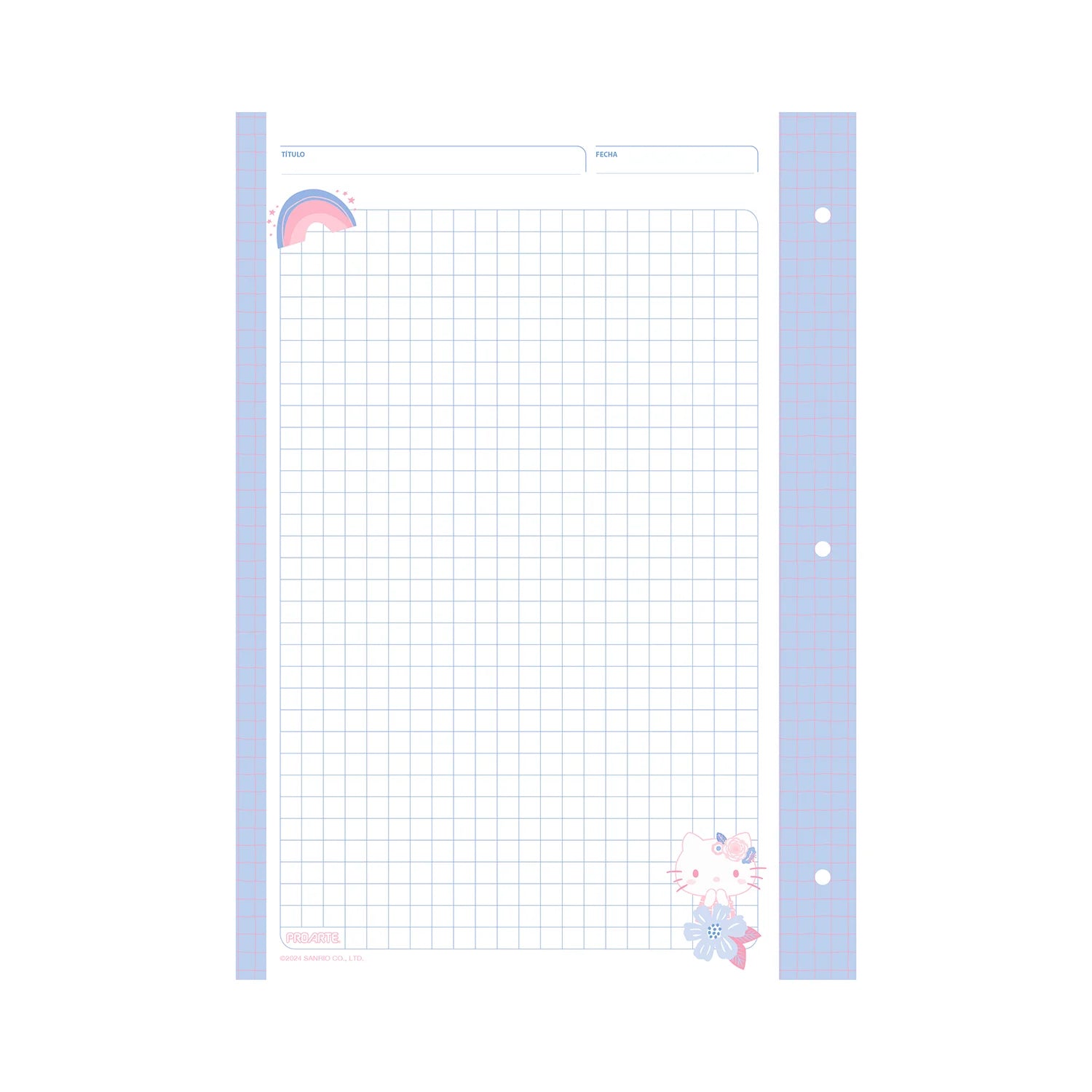 hojas cuaderno archivador