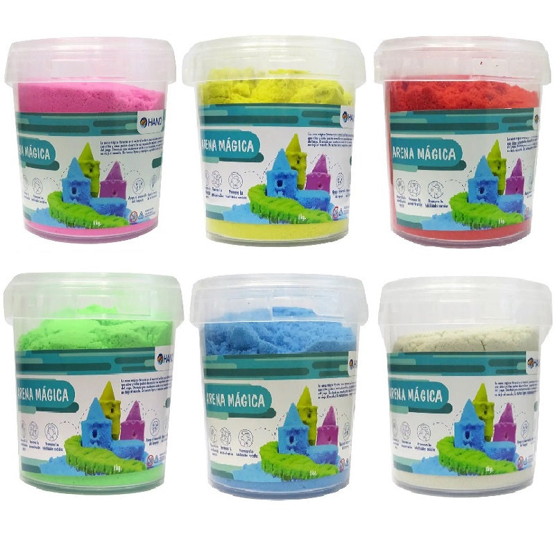 arenas de colores