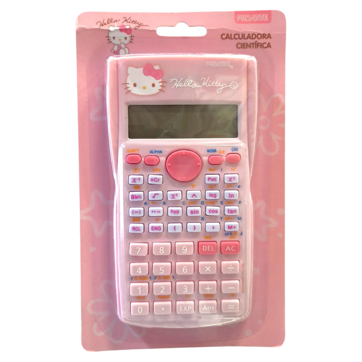 calculadora cientifica hello kitty rosada proarte