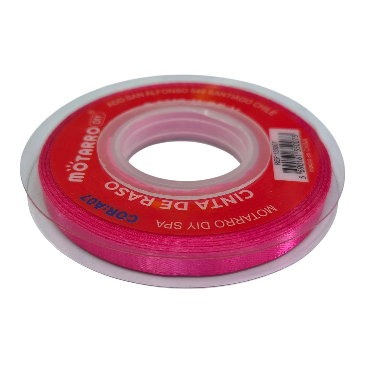 cinta de tela 6mm fucsia