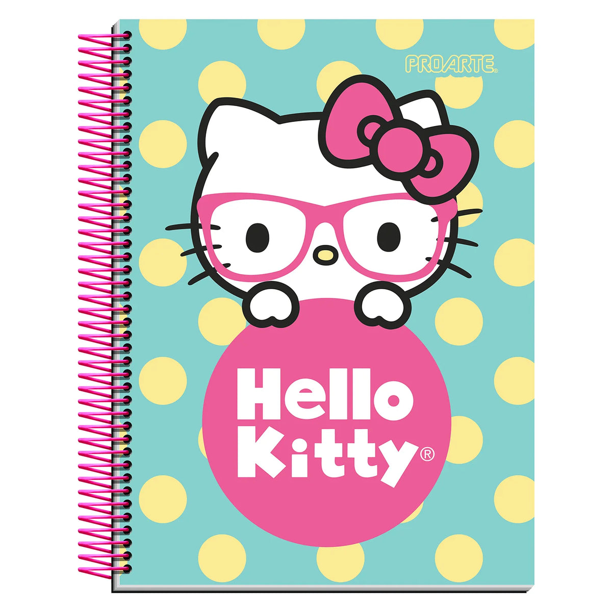 cuaderno medio oficio hello kitty