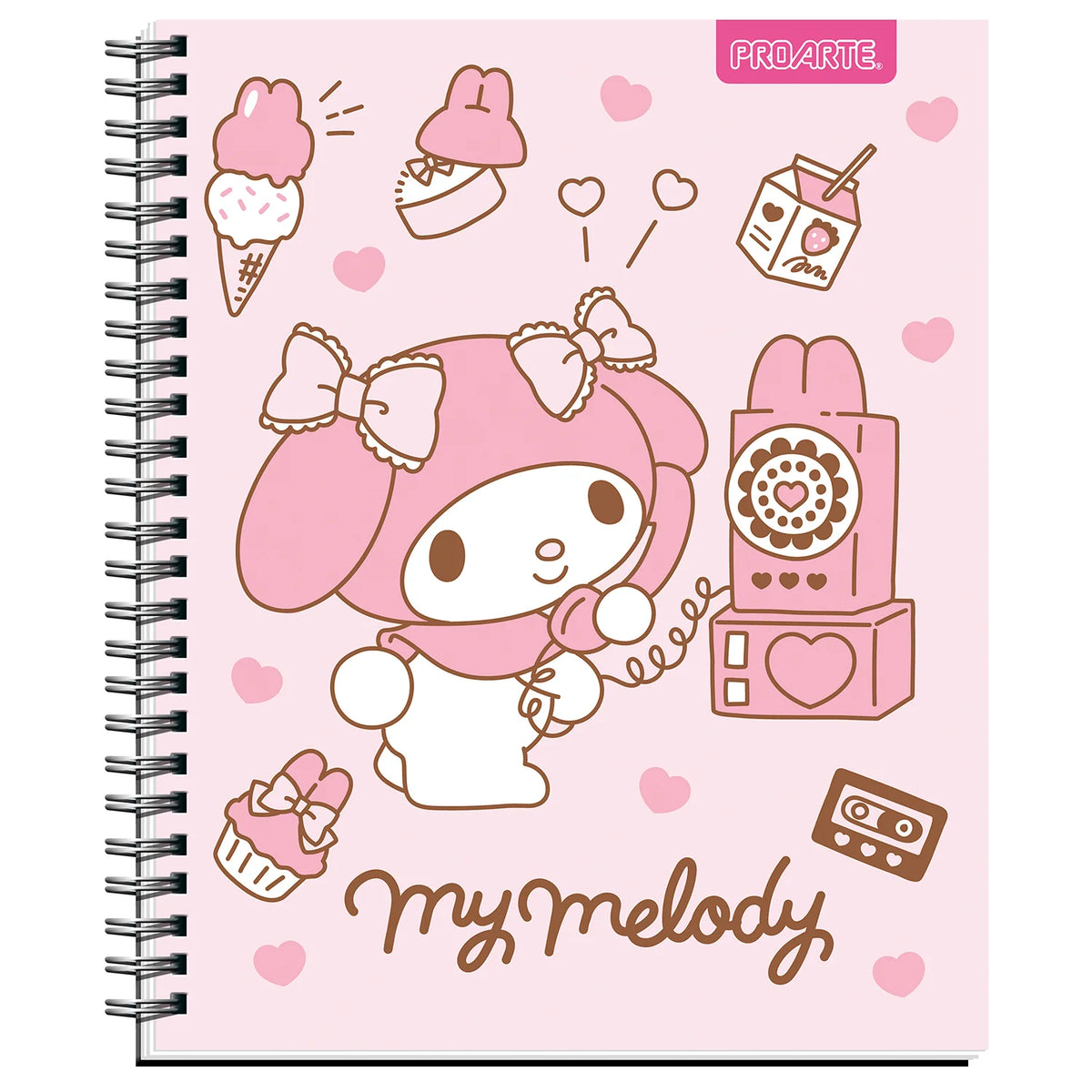 Cuaderno Universitario My Melody 7mm 100hjs Proarte