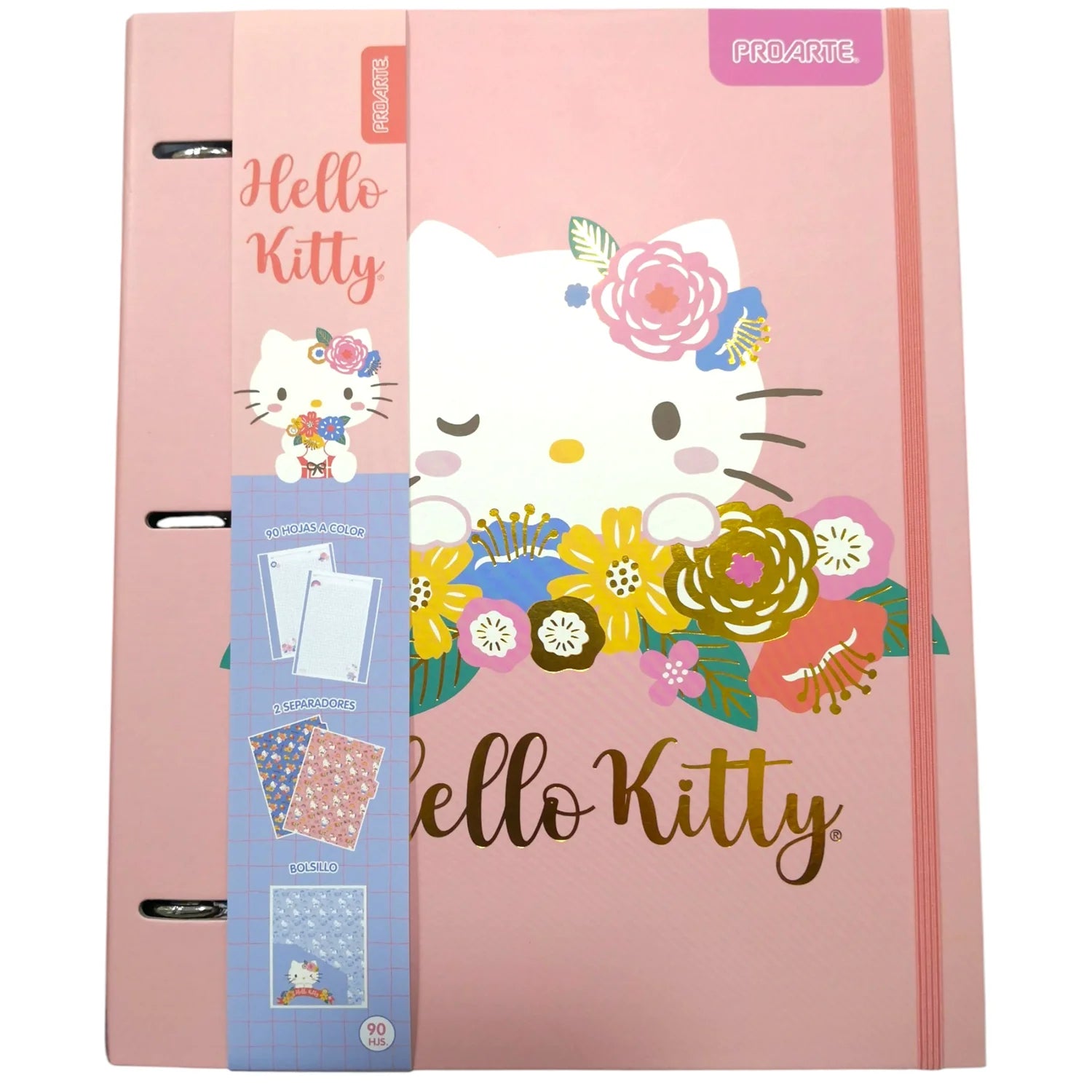 Cuaderno Recargable Premium Hello Kitty 90hjs Proarte