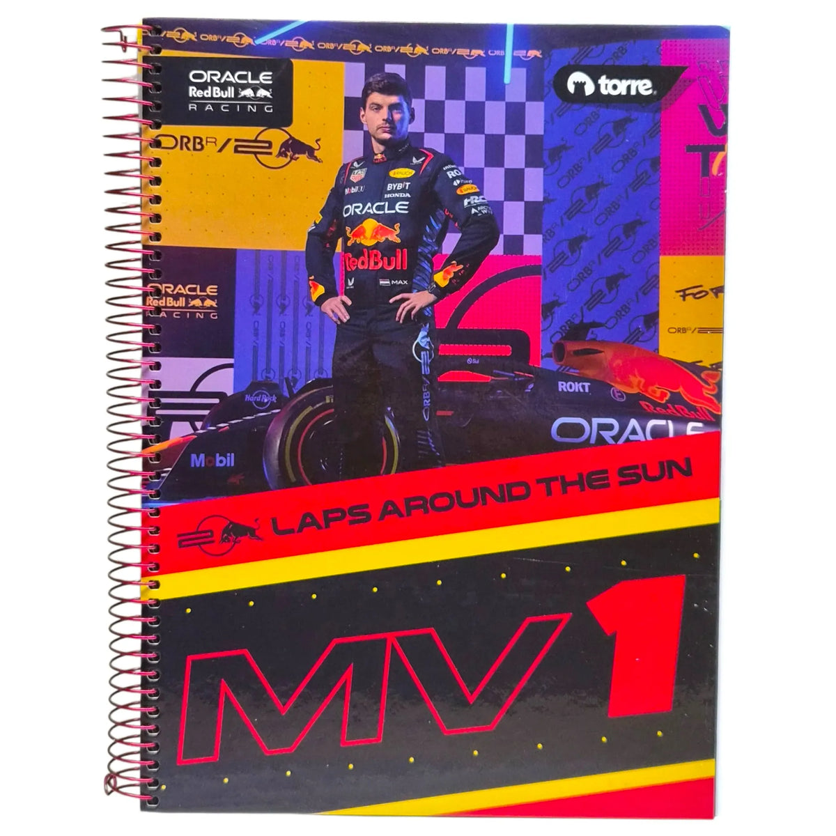 cuaderno red bull racing 150 hojas