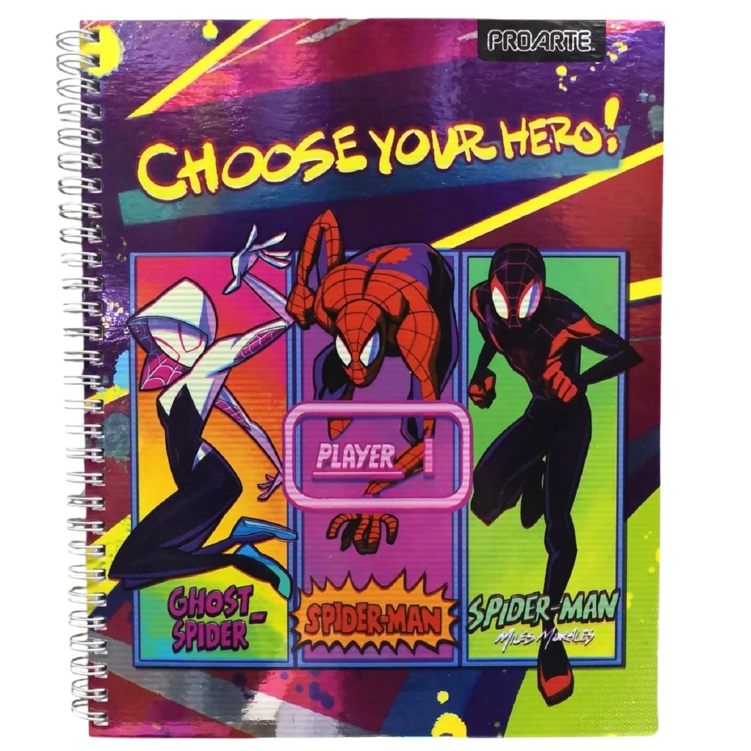 cuaderno proarte 100 hojas