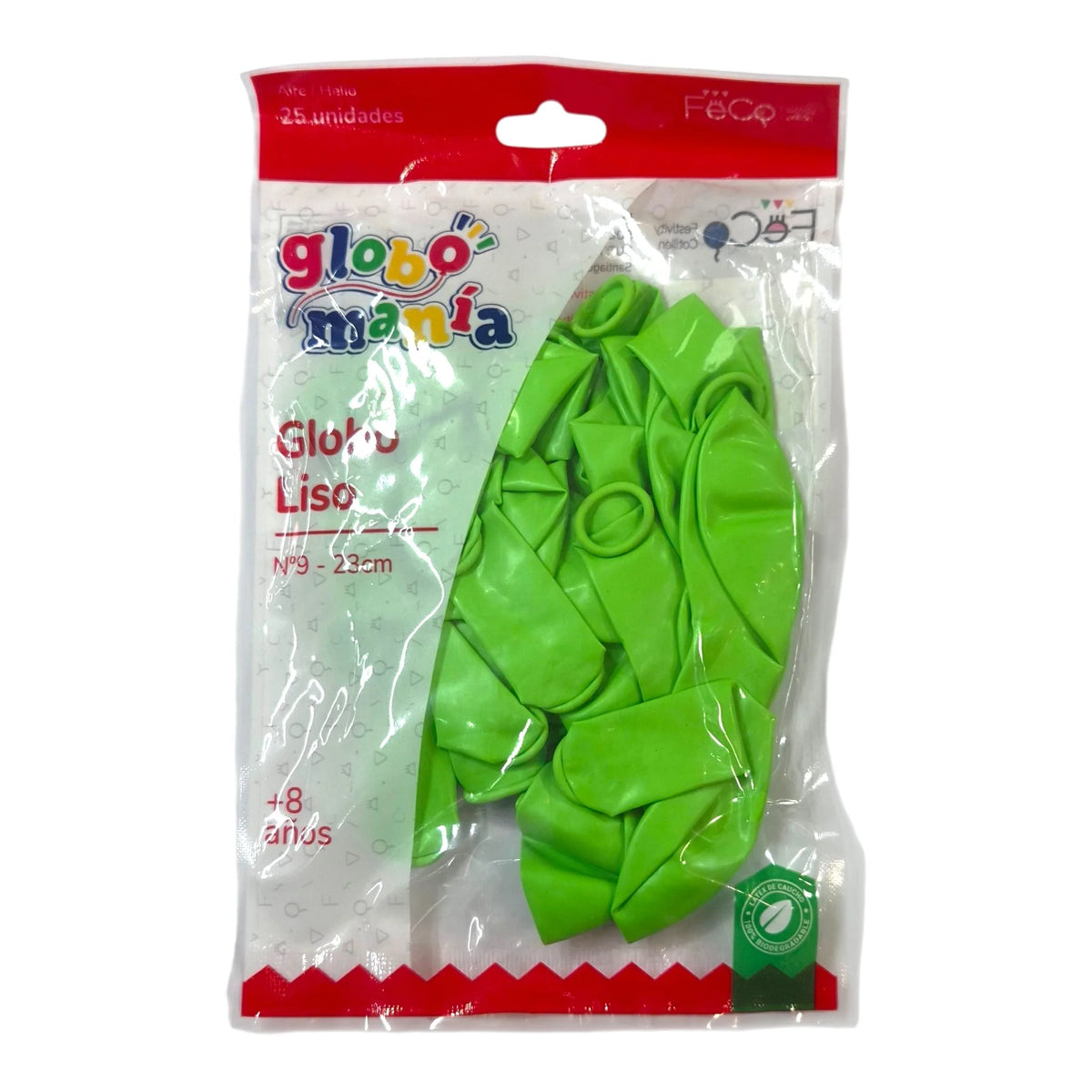 Globos verde claro
