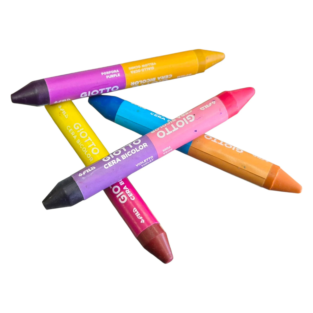 crayones bicolor giotto