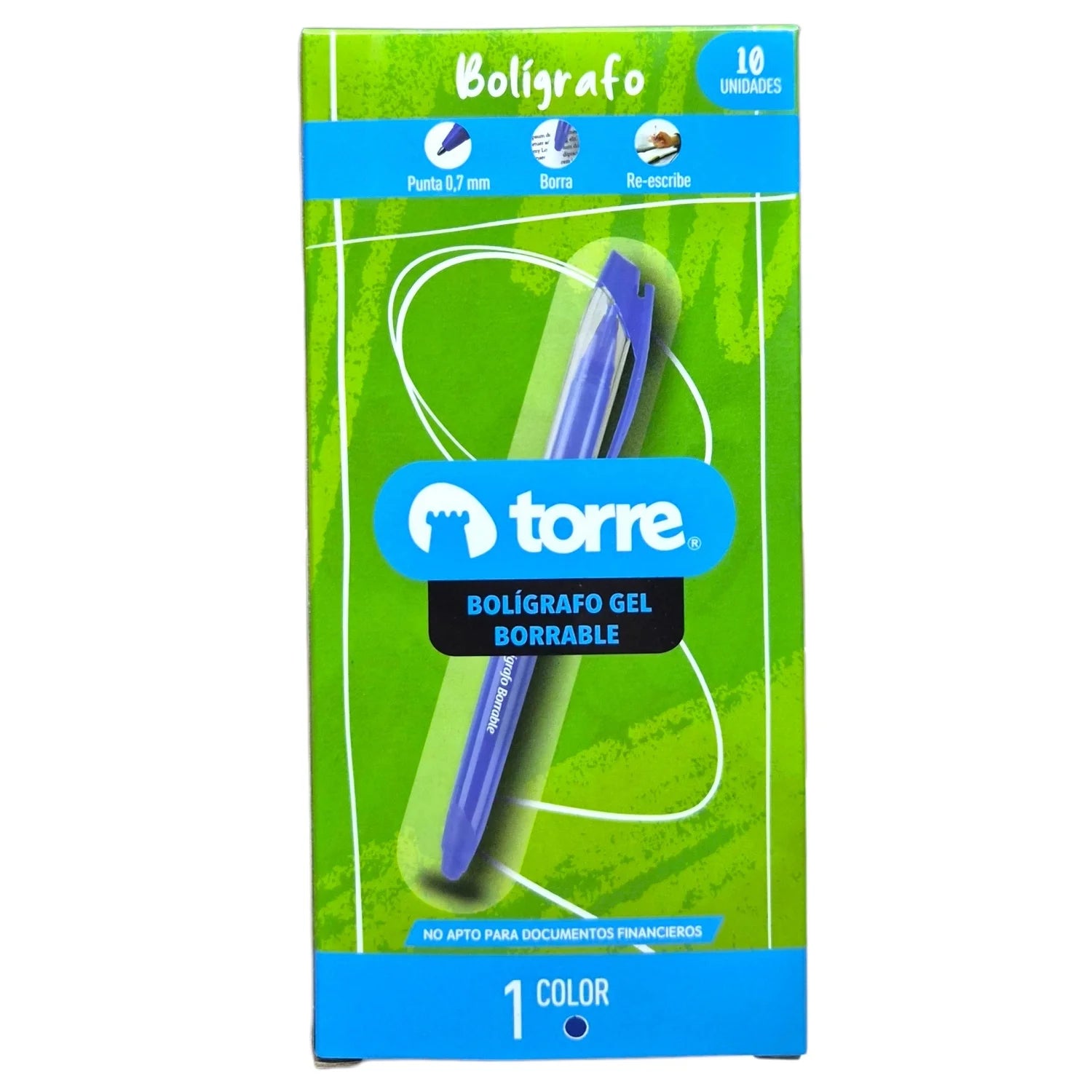 Lápiz Pasta Borrable 0.7 mm Torre
