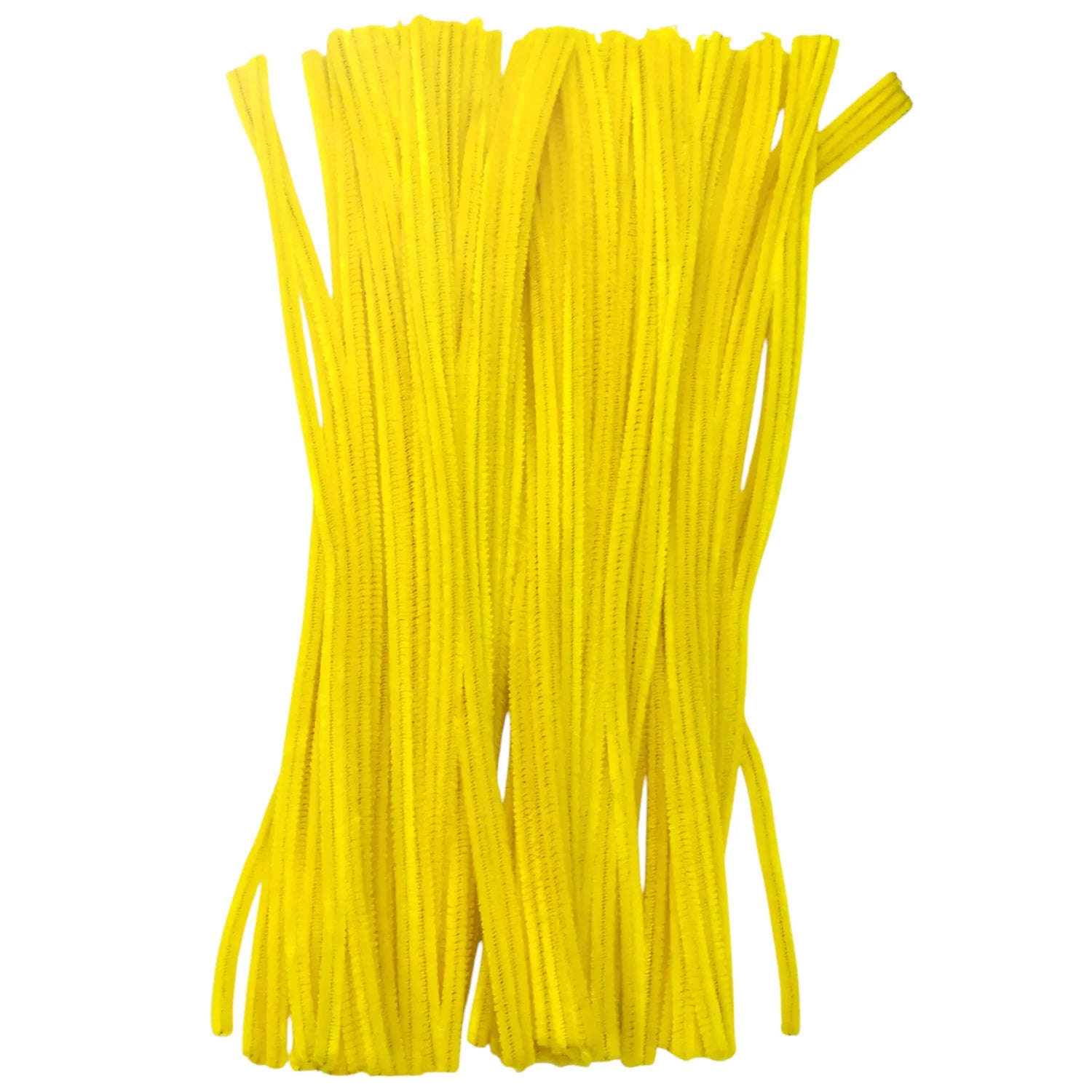 Limpia pipas 100 unidades amarillo