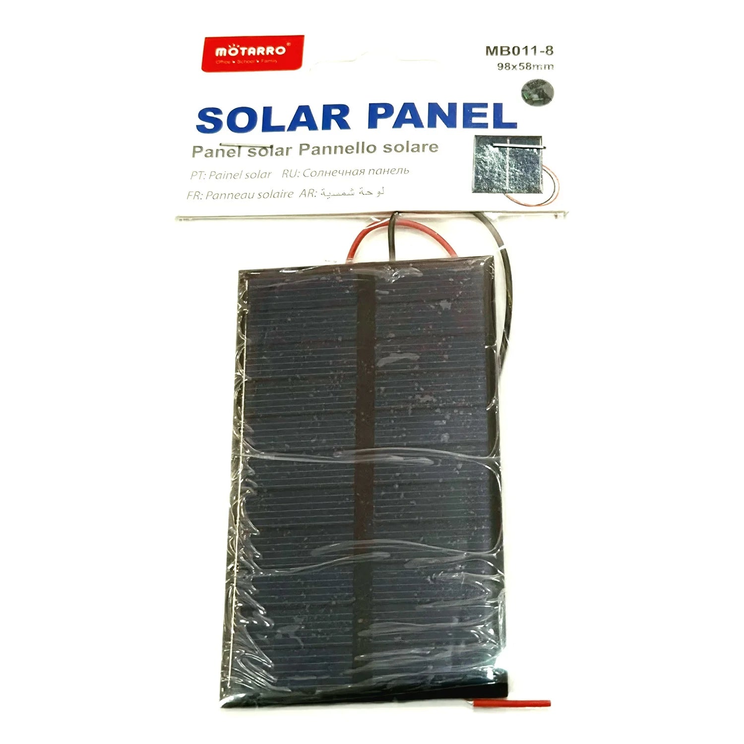 panel solar pequeño