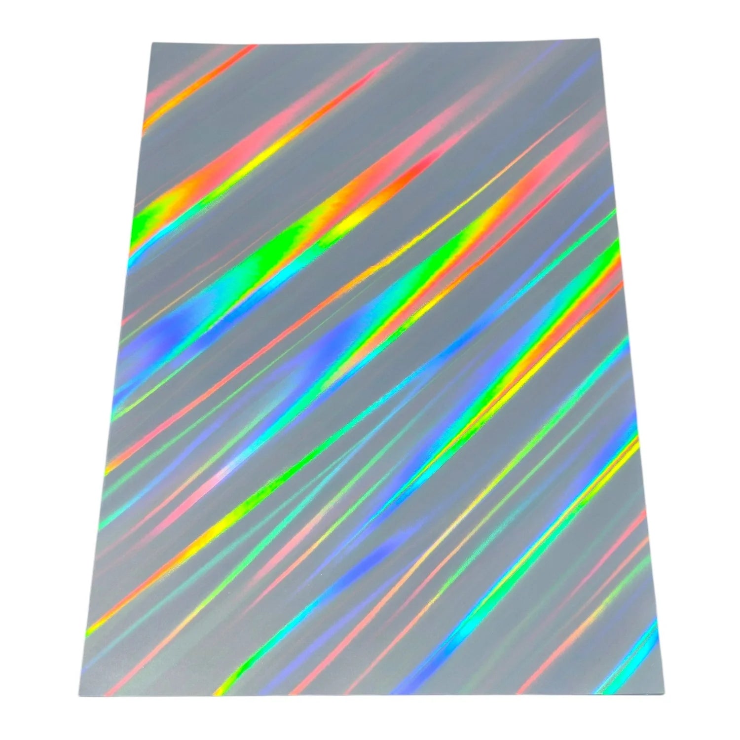 papel holografico a4 lineas obliquas