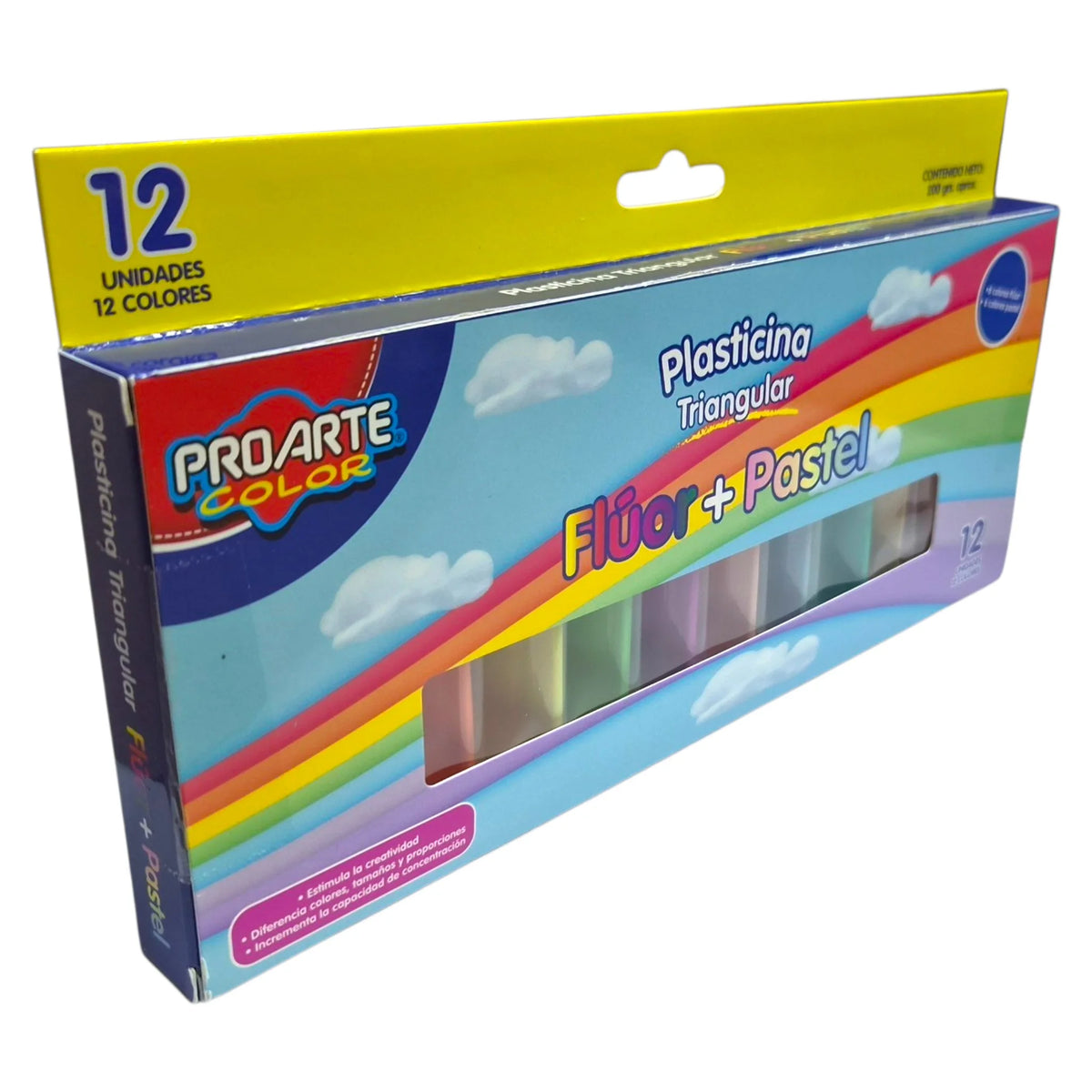 plasticina colores pastel y neon proarte
