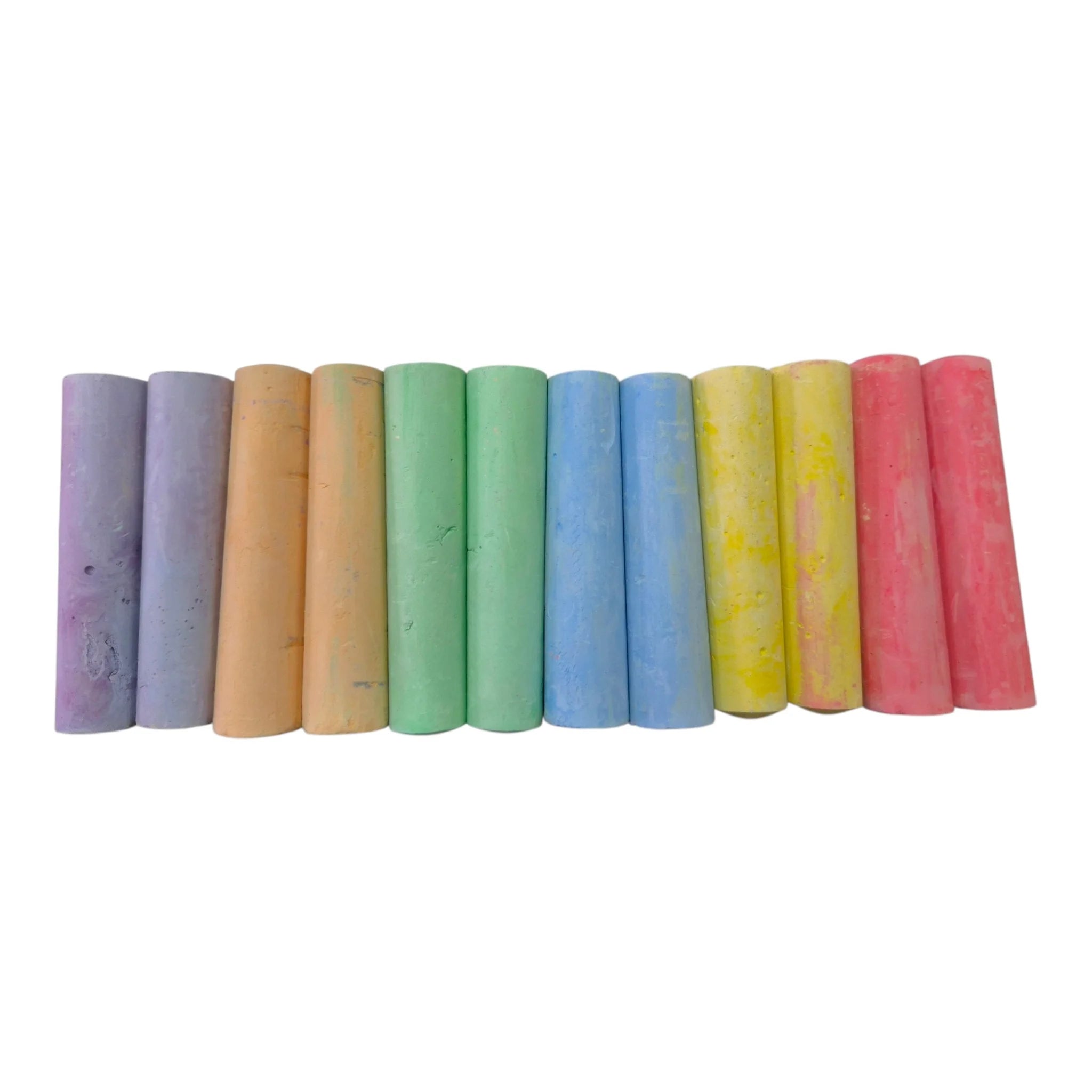 tizas grandes 12 colores