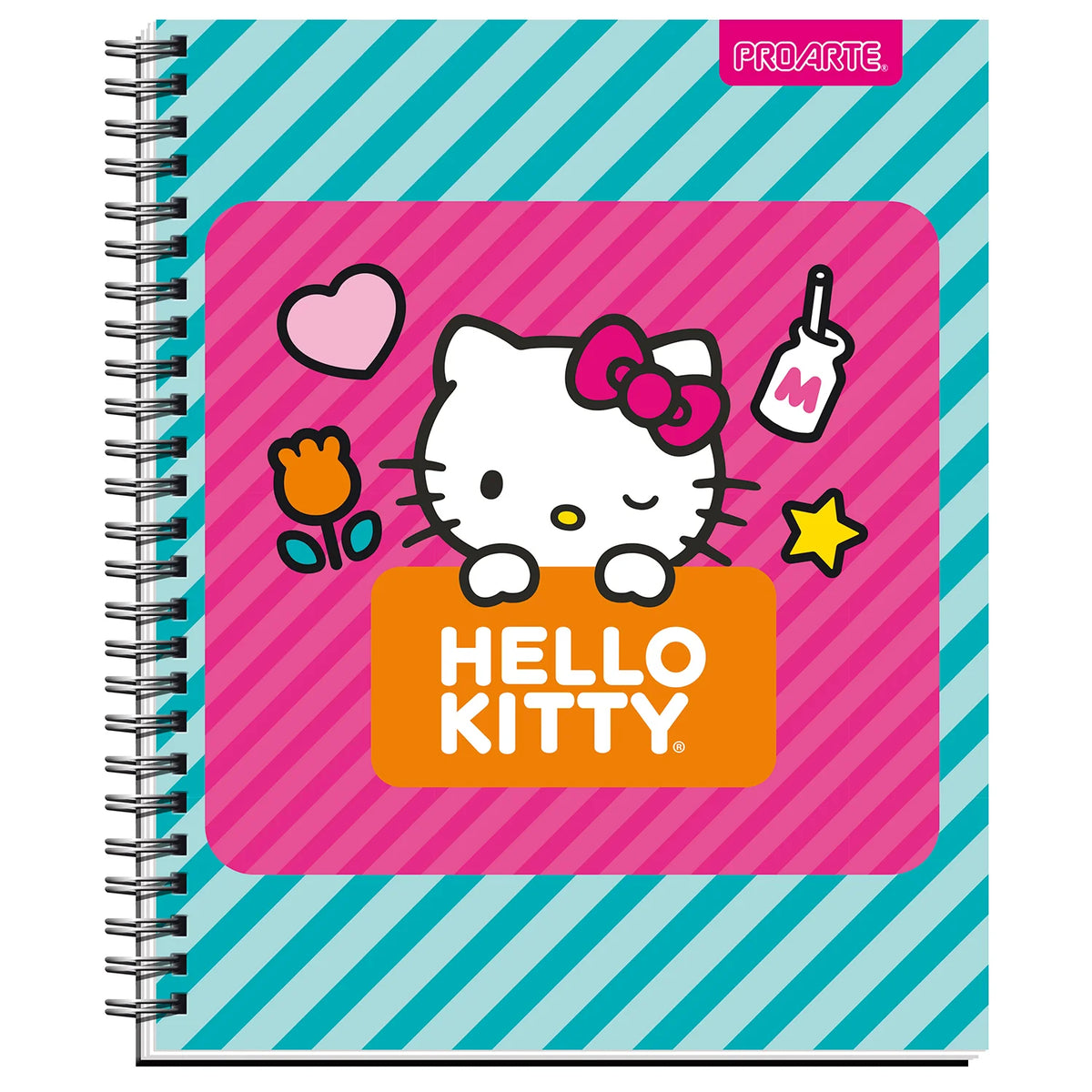 Cuaderno Universitario Hello Kitty 7mm 100 Hojas Proarte