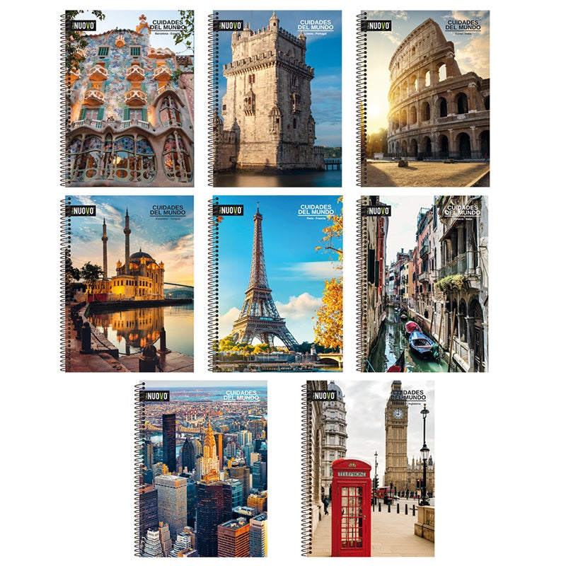 cuaderno triple 150 hojas
