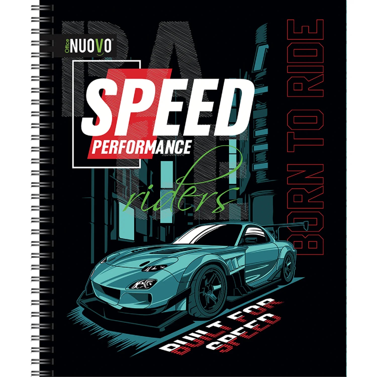 cuaderno universitario autos tapa dura 100 hojas nuovo