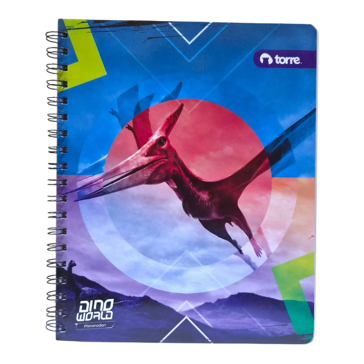 cuaderno torre dino world
