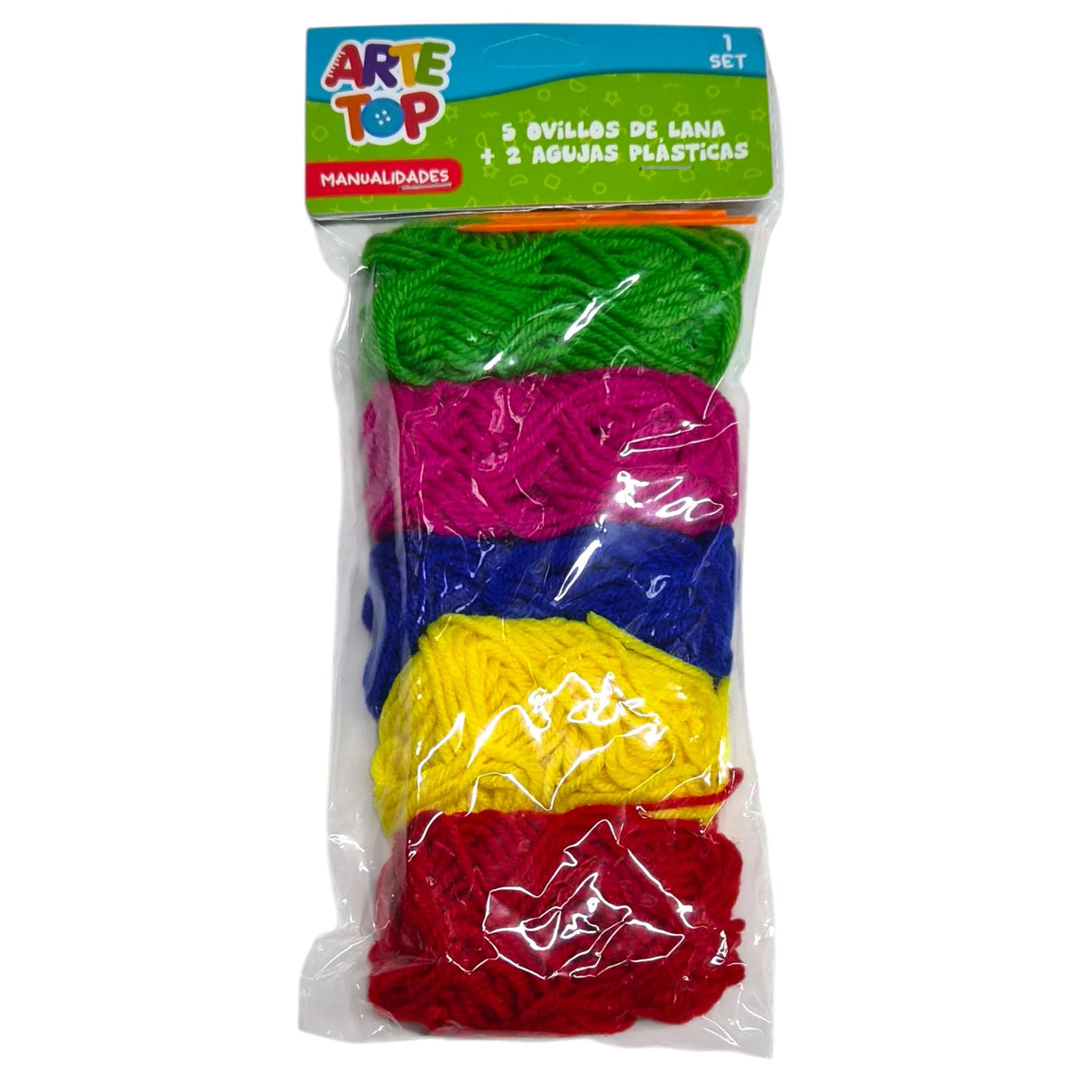 set de lana de colores