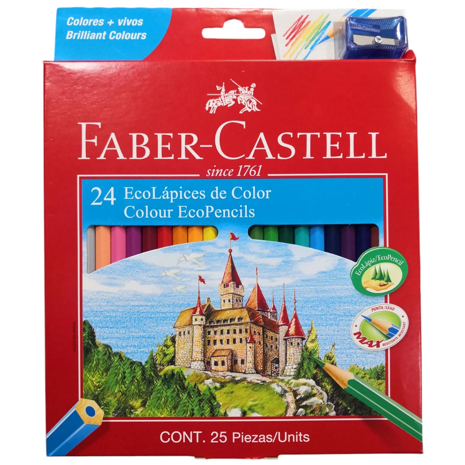 lapices de 24 colores faber castell