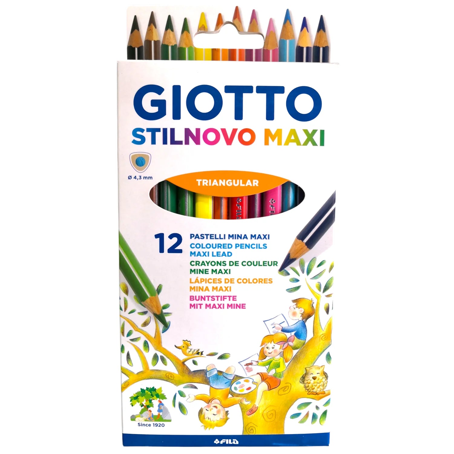 lapices de colores jumbo giotto