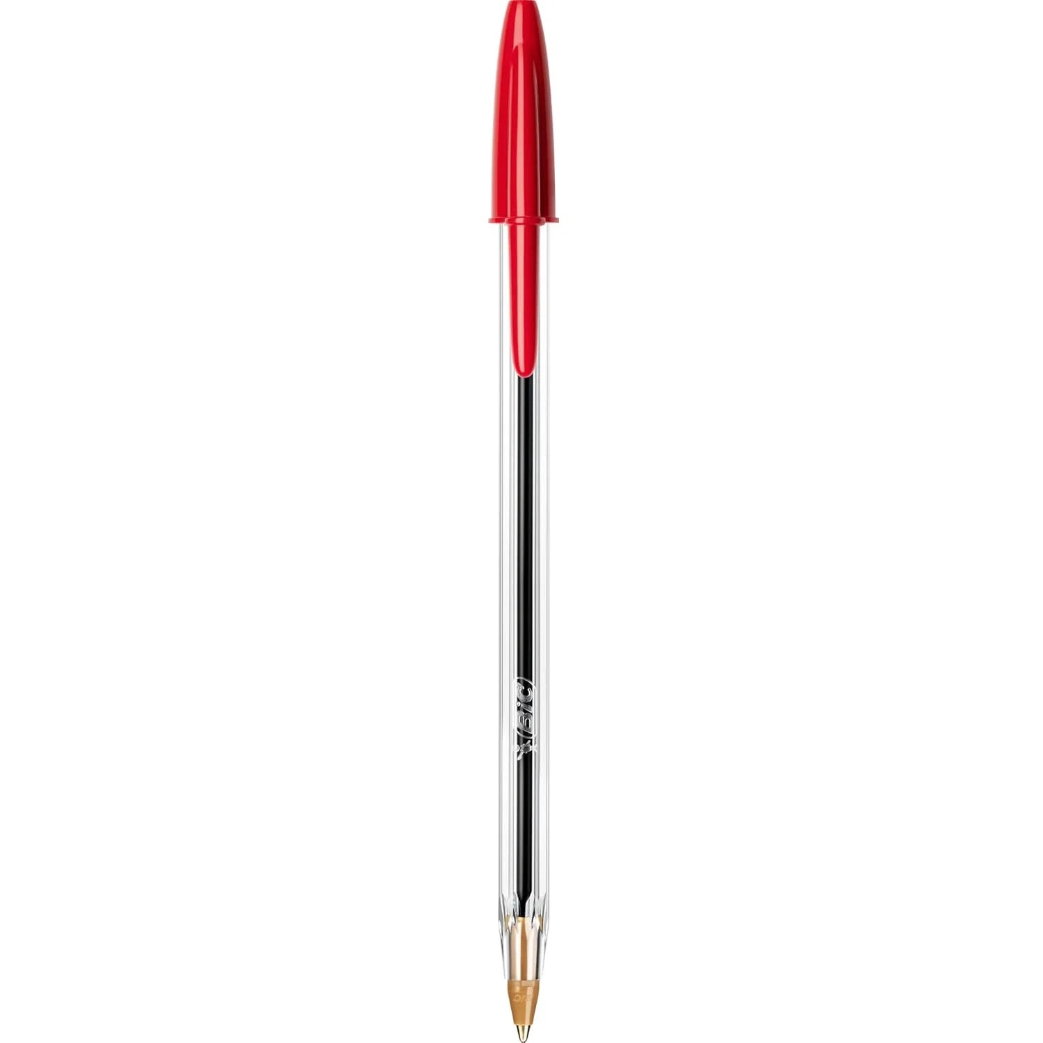 lápiz pasta bic rojo