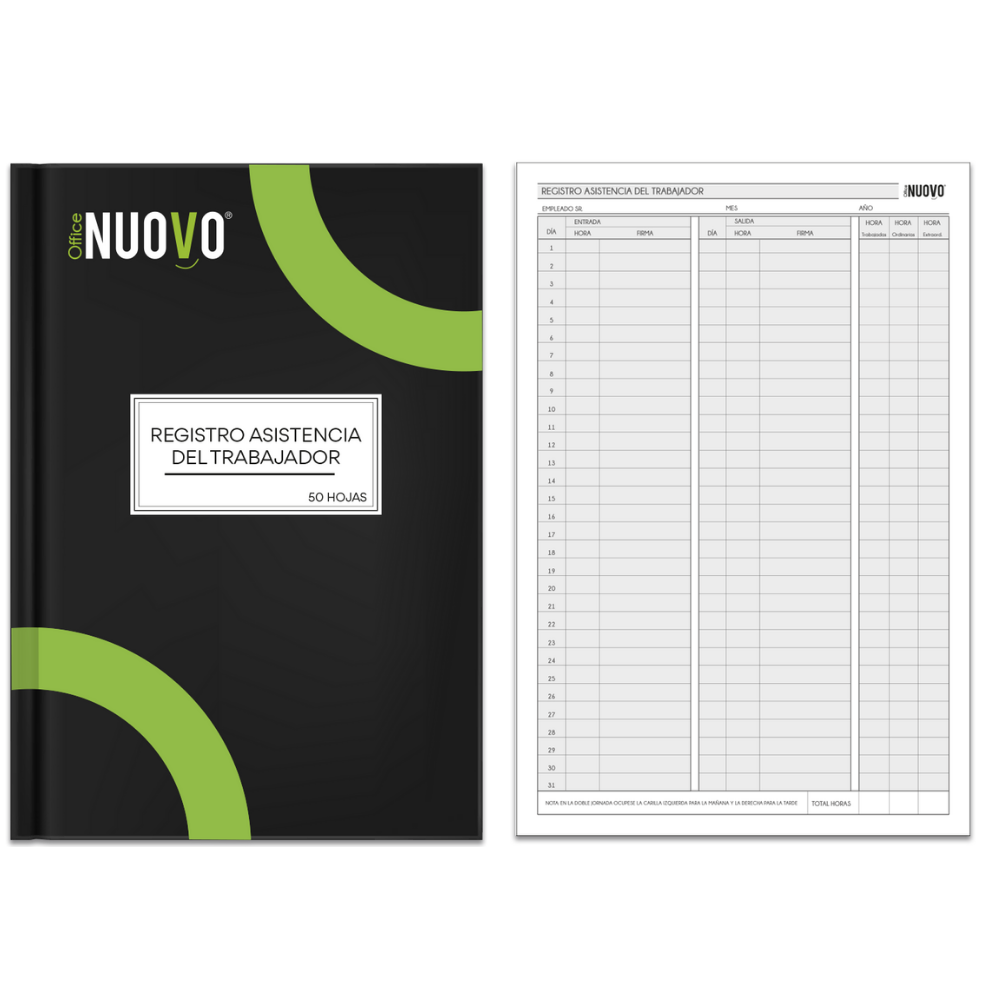 libro de asistencia