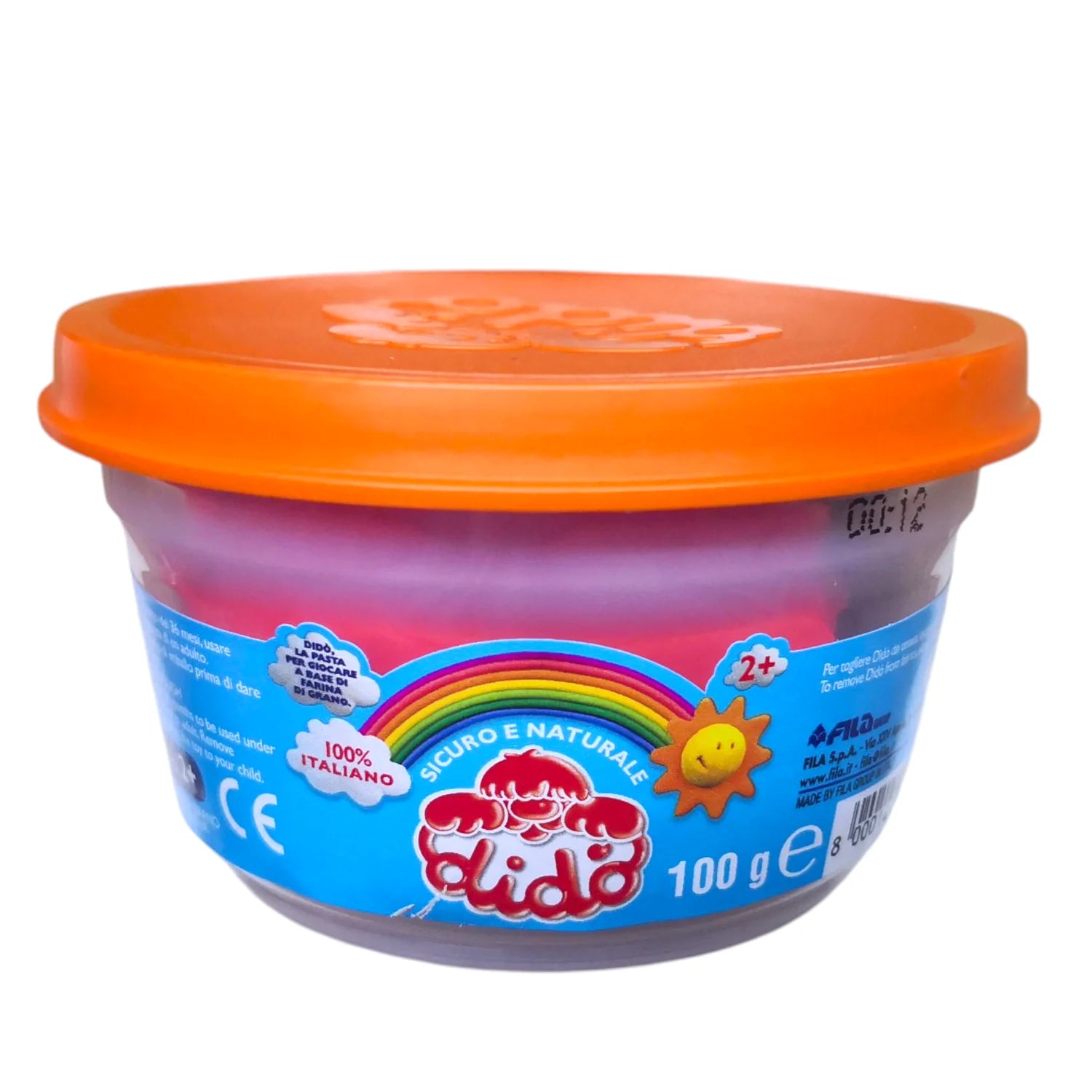 masa para modelar dido 100g naranja