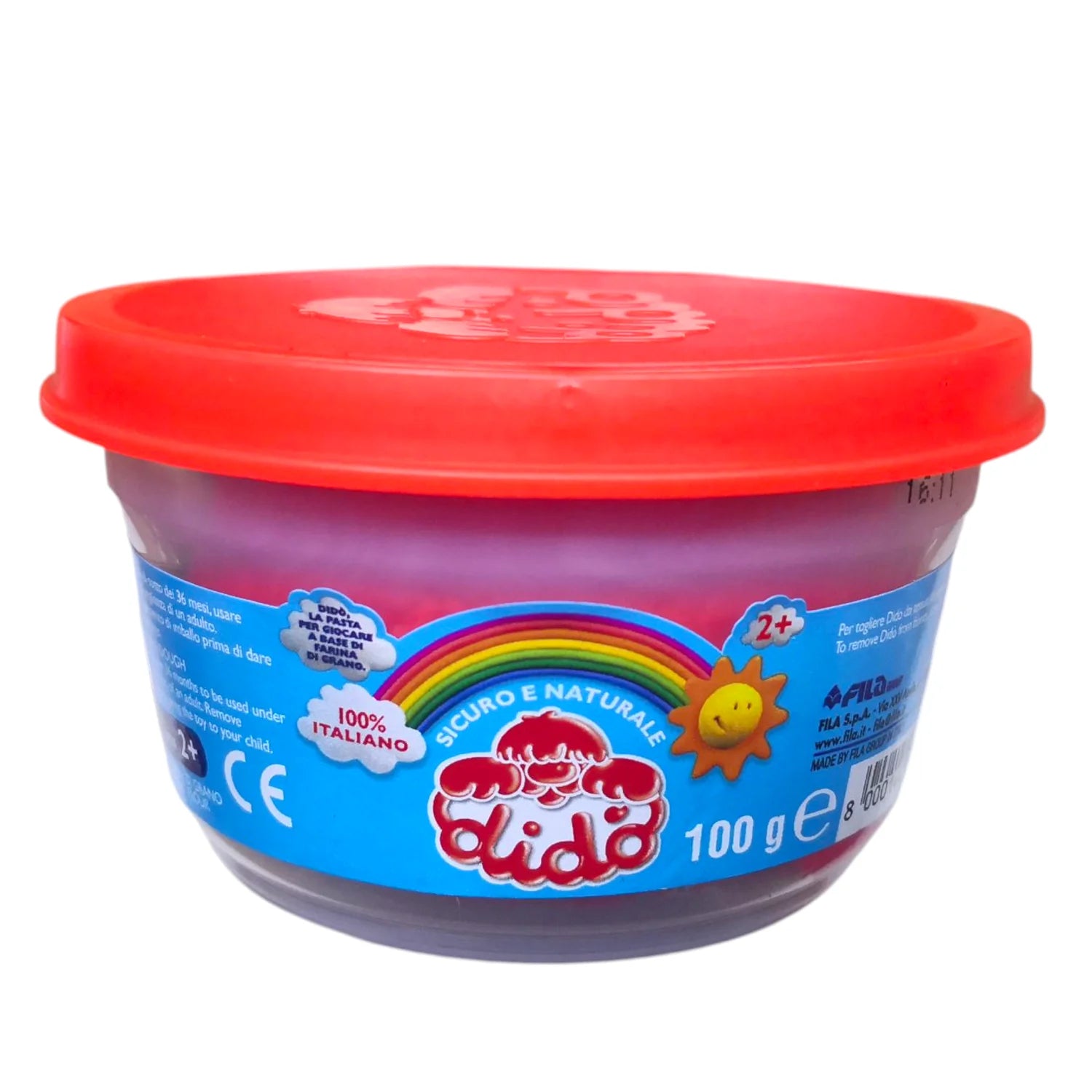 masa para modelar dido 100g rojo