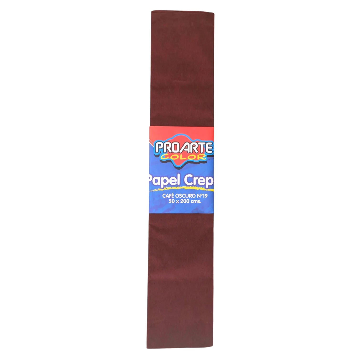 papel crepé café