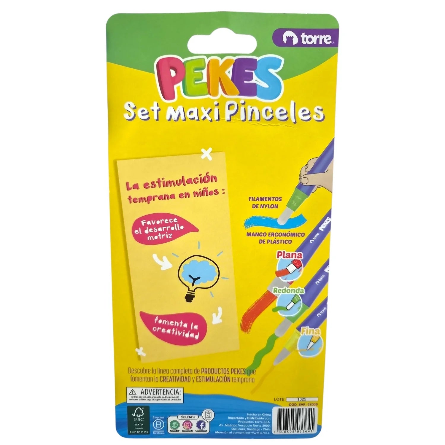 32638 pinceles torre escolar